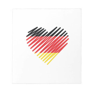 Liebe Deutschland - Stolz Notizblock