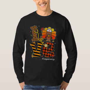 Liebe Dialyse Krankenschwester Leben Herbst Kranke T-Shirt