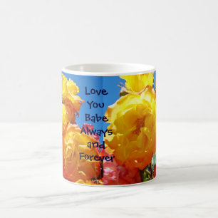 Liebe dich Baby Kaffeetasse Tasse Immer Forever Ro