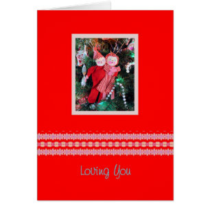 Liebe dich bei Weihnachten Card