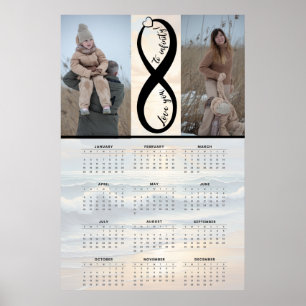 „Liebe dich bis unendlich“ – Benutzerdefinierter K Poster