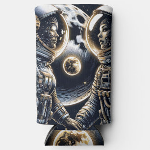 Liebe dich bis zum Mond und zurück   Astronauten Selters Dosenkühler