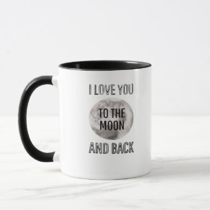 Liebe dich bis zum Mond und zurück Wüstenmond Küns Tasse
