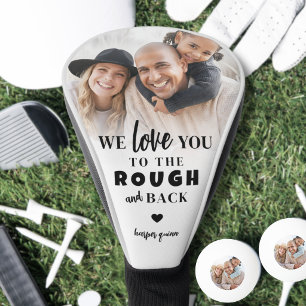 Liebe dich bis zum Rough und zurück Foto Golf Headcover