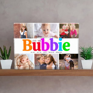 Liebe Dich Bubbie Knallbunte Moderne Collage 6 Fotoblock