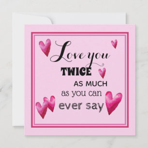 Liebe dich doppelt so sehr - Herzen