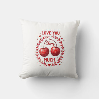 Liebe dich Kirsche sehr Kissen