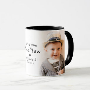 Liebe dich MeeMaw/Memaw/Mimaw/MaMaw/Sonstige 2-Fot Tasse