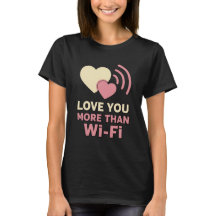 Liebe dich mehr als Wi-Fi – Minimalistisches Paart
