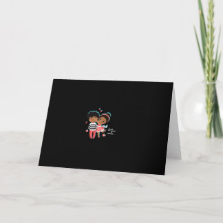 Liebe dich mehr Grafisches Minimaldesign Karte