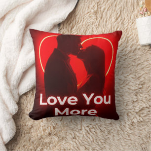 Liebe dich mehr Kissen Valentinstag Designs