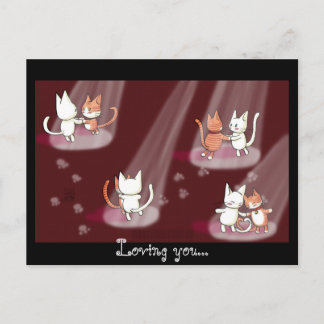 Liebe dich... postkarte