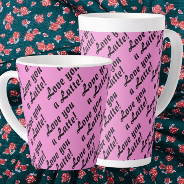 Liebe dich sehr Latte Latte Tasse (Great Valentine gift!)