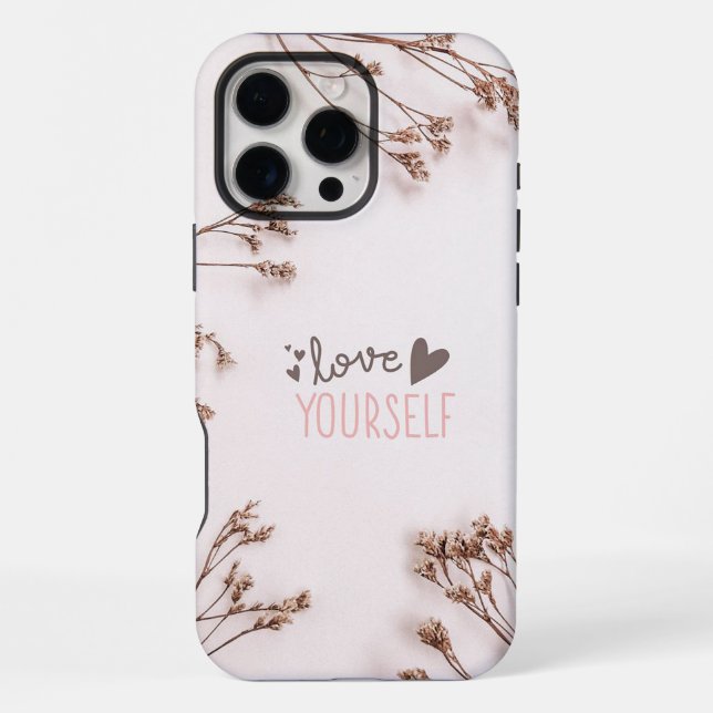 Liebe dich selbst iPhone 16 pro max hülle (Rückseite)