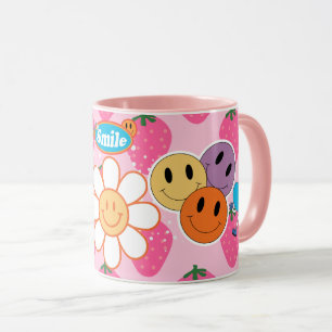 liebe dich selbst Lustiges Smiley-Gesicht Cooles D Tasse