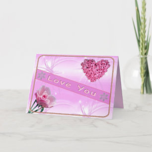Liebe dich - Valentinstagskarte Feiertagskarte