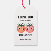 Liebe dich von Herzen Tomaten Valentins-Paar