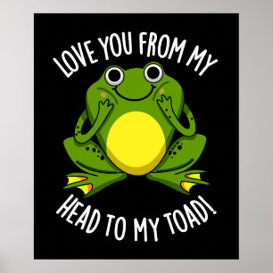 Liebe dich von meinem Kopf bis zu meinem Totendunk Poster