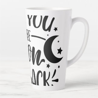 Liebe dich zum Mond und zurück" Keramikbecher – Ro Milchtasse