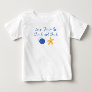 Liebe dich zum Strand und zurück Baby T-shirt