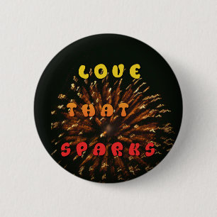 Liebe, die abstrakten Kunstdruck entzündet Button