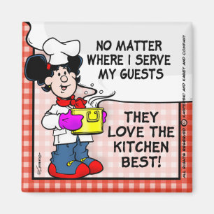 Liebe Die beste Küche Magnet