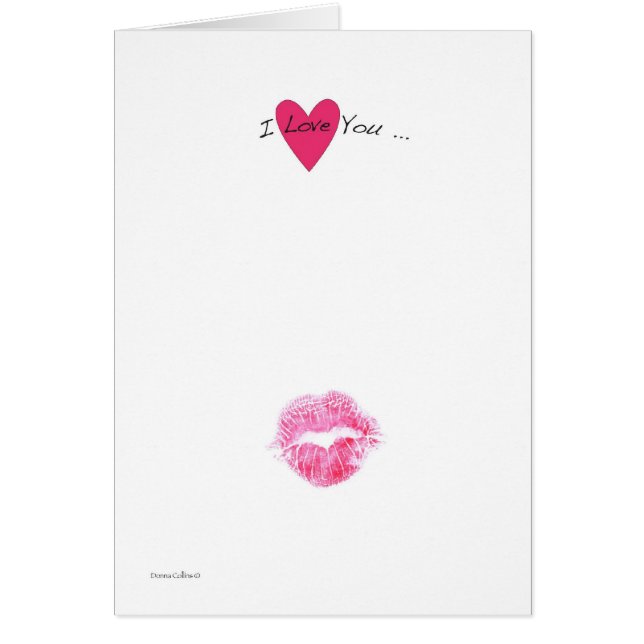 Liebe, die du küsst (Vorne)