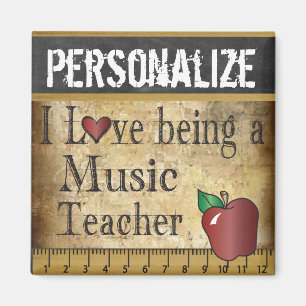 Liebe, die ein Musik-Lehrer ist Magnet