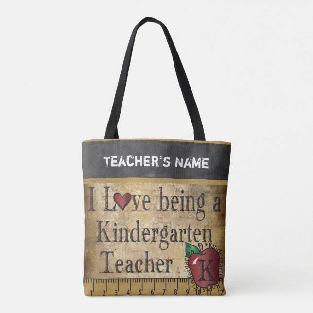 Liebe, die ein Name der Kindergärtnerin-| DIY ist Tasche (Rückseite)