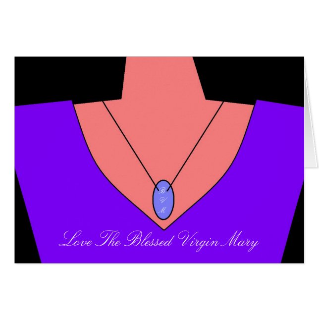 Liebe Die gesegnete Jungfrau Mary (Vorderseite (Horizontal))