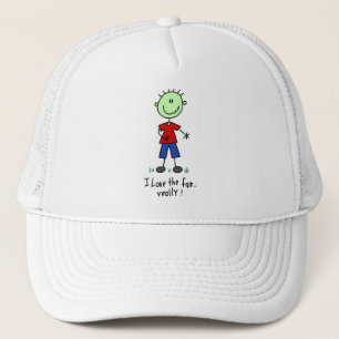 Liebe die Jahrmarkt-T-Shirts und Geschenke Truckerkappe