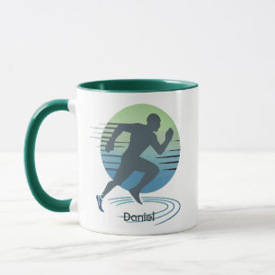 Liebe, die Marathon-Wettkampfsieger betreibt Tasse
