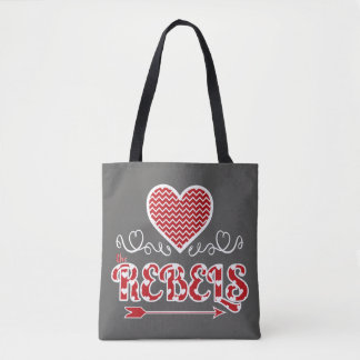 Liebe die Rebell-Tasche (dunkelgrau) Tasche