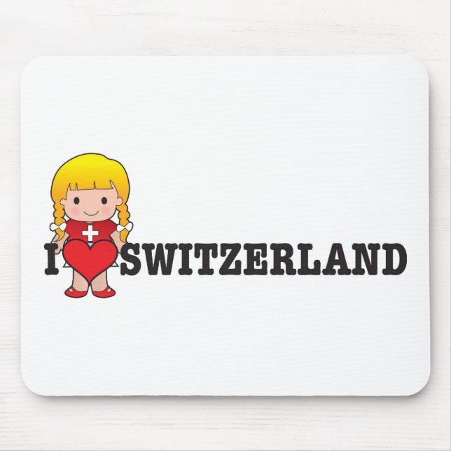 Liebe die Schweiz Mousepad (Vorne)