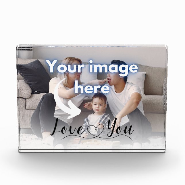 Liebe, die Sie Familiennachweis beibehalten Fotoblock (Vorderseite)