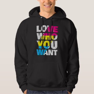 Liebe, die Sie Gewollt Rainbow Flag Lgbtq Pansexua Hoodie