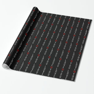 Liebe, die Sie hören Geschenkpapier