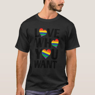 Liebe, die Sie Lgbtq Diversity Rainbow Pride Ga Ge T-Shirt