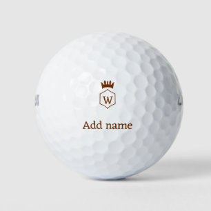 Liebe, die Sie Opa Kronen hinzufügen Namensdetails Golfball
