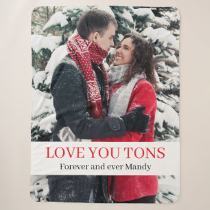 Liebe, die Sie personalisiert Sherpadecke