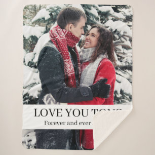 Liebe, die Sie personalisiert Sherpadecke