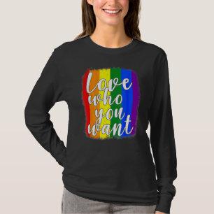 Liebe, die Sie schwule Bisexuelle Transgender Lesb T-Shirt