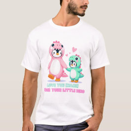 Liebe, Dino-Mama! Personalisierter T - Shirt" T-Shirt