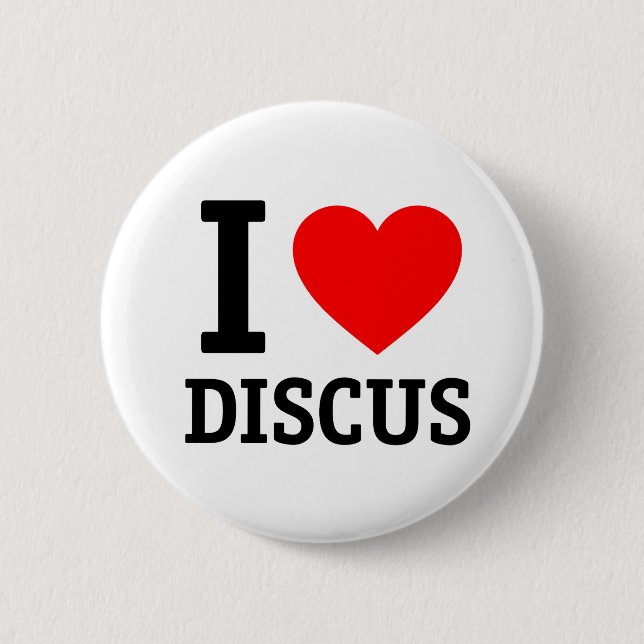 Liebe Discus Button (Vorderseite)