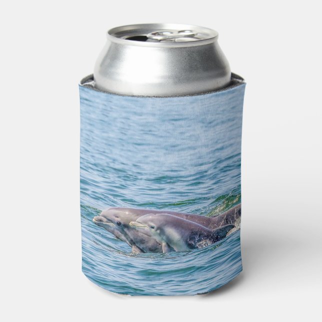 Liebe Dolphin & Baby Can Cooler Dosenkühler (Kanne Vorderseite)