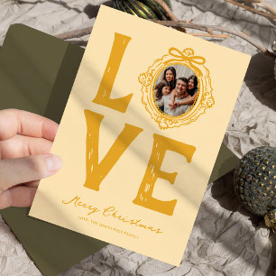 Liebe Doodle Foto Weihnachten