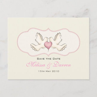 Liebe Doves Postkarte
