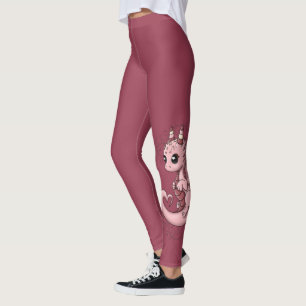 Liebe-Drache-Leggings Leggings