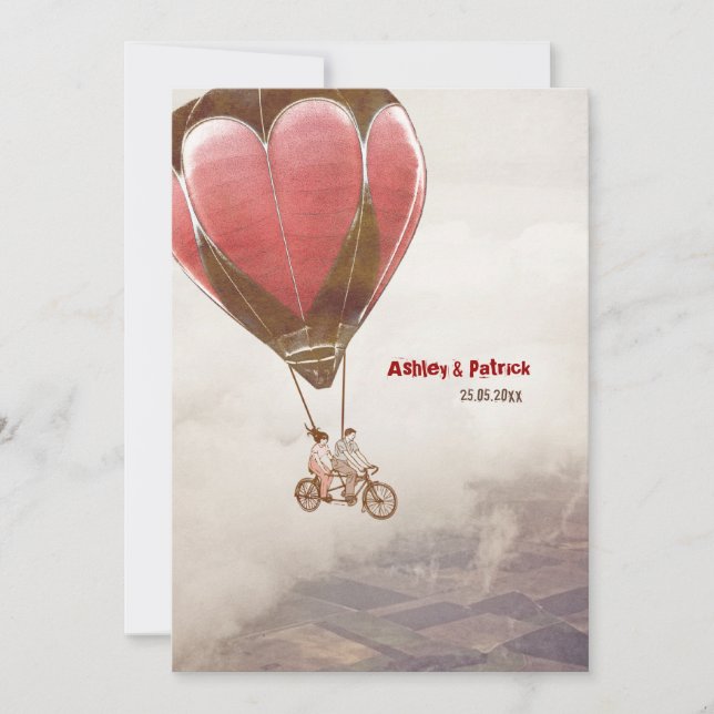 Liebe Dream Wedding Einladung (Vorderseite)