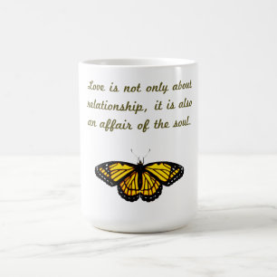 Liebe dreht sich nicht nur um Beziehungen Kaffeetasse